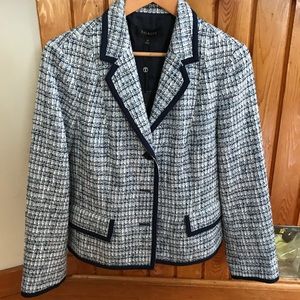 Navy Tweed Blazer